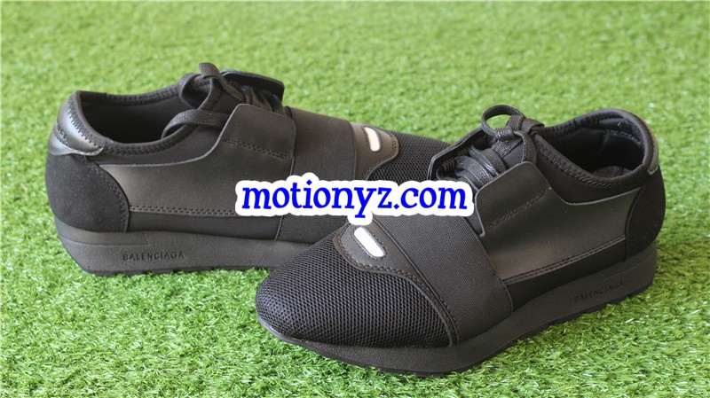 Balenciaga Race Runner Trainers All Black